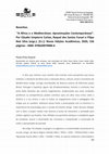 Research paper thumbnail of Resenha África e o Mediterrâneo