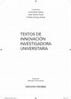 Research paper thumbnail of Textos de innovación investigadora universitaria (Ediciones Pirámide, 2019)