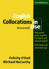 Felicity O Dell Michael Mc Carthy English Collocations in Use Advanced 2008 Cambridge University Press Cover Page