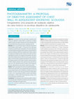 Research paper thumbnail of Photogrammetry: A Proposal of Objective Assessment of Chest Wall in Adolescent Idiopathic Scoliosis