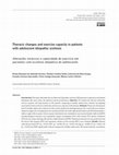 Research paper thumbnail of Thoracic changes and exercise capacity in patients with adolescent idiopathic scoliosis