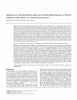 Significance of geotechnical loads on local buckling response of buried pipelines with respect to conventional practice Cover Page