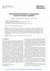 Research paper thumbnail of Environmental enhancement of loose groups around rich clusters of galaxies