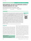 Research paper thumbnail of Antianaphylactic and mast cell stabilization activity of Strychnos potatorum Linn. seed