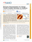 Research paper thumbnail of Electronic Characterization of a Charge-Transfer Complex Monolayer on Graphene