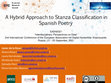 Research paper thumbnail of A Hybrid Approach to Stanza Classification in Spanish Poetry