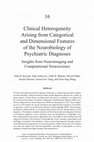 Neurodevelopment as a Source of Clinical Heterogeneity : Possible Implications for Illness Phase-Related Aspects of the Neurobiology and Treatment of Schizophrenia Cover Page