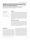 Research paper thumbnail of Browning of Litchi Fruit Pericarp: Role of Polyphenol Oxidase, Peroxidase, Phenylalanine Ammonia Lyase and Effect of Gamma Radiation*