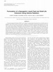 Research paper thumbnail of Formulation of a nasogastric liquid feed and shelf-life extension using gamma radiation