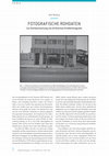 Research paper thumbnail of Fotografische Rohdaten. Zur Sichtbarmachung von Ed Ruschas Straßenfotografie