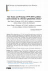 Research paper thumbnail of São Tomé and Príncipe 1975-2015: politics and economy in a former plantation colony