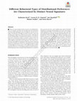 Research paper thumbnail of Different Behavioral Types of Distributional Preferences Are Characterized by Distinct Neural Signatures