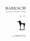 Research paper thumbnail of Rutigliano (Bari): la necropoli di contrada Purgatorio. Le tombe del settore settentrionale (scavi 1976-77). Riflessioni preliminari, in «BABESCH» 96, 2021, pp. 1-44.