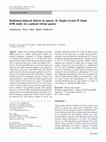 Research paper thumbnail of Radiation-induced defects in quartz. II. Single-crystal W-band EPR study of a natural citrine quartz