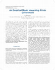 An Empirical Model Integrating AI into Government Cover Page