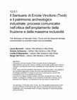 Research paper thumbnail of 12.0.1 Il Santuario di Ercole Vincitore (Tivoli) e il patrimonio archeologico industriale: processi comunicativi nell’ottica dell’ampliamento della fruizione e della massima inclusività