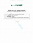 Research paper thumbnail of “Why can’t they be in the community?” A policy and practice analysis of transforming care for offenders with intellectual disability