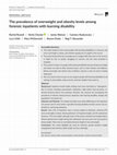 Research paper thumbnail of The prevalence of overweight and obesity levels among forensic inpatients with learning disability