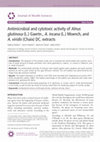 Research paper thumbnail of Antimicrobial and cytotoxic activity of Alnus glutinosa (L.) Gaertn., A. incana (L.) Moench, and A. viridis (Chaix) DC. extracts