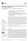 Research paper thumbnail of Exploring New Sources of Bioactive Phenolic Compounds from Western Balkan Mountains