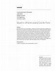 Research paper thumbnail of Quatro olhares para a Cia de Foto