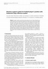 Research paper thumbnail of Decision support system for football player's position with tsukamoto fuzzy inference system