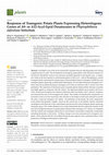 Research paper thumbnail of Response of Transgenic Potato Plants Expressing Heterologous Genes of ∆9- or ∆12-Acyl-lipid Desaturases to Phytophthora infestans Infection