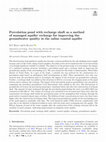 Research paper thumbnail of Percolation pond with recharge shaft as a method of managed aquifer recharge for improving the groundwater quality in the saline coastal aquifer