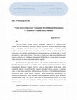 Research paper thumbnail of “Yolcu Nereye Gidiyorsun” Romanında II.Abdülhamit Döneminden II.Meşrûtiyet’e Uzanan Süreci Okumak"
"Reading the Period Throughout the Reign of Abdülhamit II and the II. Constitutional Era from the Novel, “Passenger, Where Are You Going To”