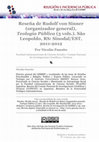 Research paper thumbnail of Reseña de Rudolf von Sinner (organizador general), Teologia Pública (3 vols.). São Leopoldo, RS: Sinodal/EST, 2011-2012