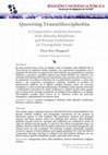 Research paper thumbnail of Queering Trans(theo)phobia: A Comparative Analysis between Jōdo Shinshū Buddhism and Roman Catholicism on Transgender Issues