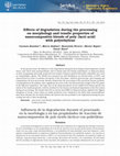 Research paper thumbnail of Effects of degradation during the processing on morphology and tensile properties of nanocomposites blends of poly (lacti acid) with polyethylene