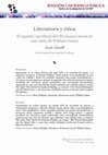 Research paper thumbnail of Literatura y ética: El aspecto sacrificial del Strenuous mood en una carta de William James