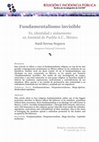 Research paper thumbnail of Fundamentalismo invisible: Fe, identidad y aislamiento en Amistad de Puebla A.C., México