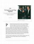 Research paper thumbnail of Naftali Tzvi Rabinovich, “To Converse and Pray Together,” Tablet Magazine (1 July 2022)