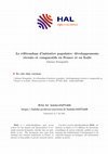 Research paper thumbnail of Le référendum d'initiative populaire: développements récents et comparatifs en France et en Italie