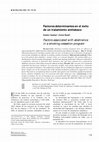 Research paper thumbnail of Factores determinantes en el éxito de un tratamiento antitabaco