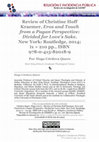 Research paper thumbnail of Review of Christine Hoff Kraemer, Eros and Touch from a Pagan Perspective: Divided for Love's Sake. New York: Routledge, 2014; ix + 210 pp., ISBN 978-0-415-82018-9