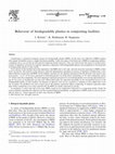 Research paper thumbnail of Behaviour of biodegradable plastics in composting facilities