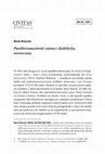 Research paper thumbnail of "Pantheismusstreit, natura i dialektyka oświecenia" ("Pantheismusstreit, Nature, and the Dialectic of Enlightenment", in Polish)