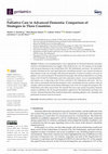 Research paper thumbnail of Palliative Care in Advanced Dementia: Comparison of Strategies in Three Countries