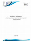 Research paper thumbnail of Speech and language therapy accross the age span : 8th Congress of Baltic States SLTs, 12–13 May, 2022 : book of abstracts