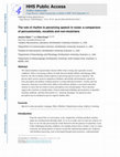 Research paper thumbnail of The role of rhythm in perceiving speech in noise: a comparison of percussionists, vocalists and non-musicians