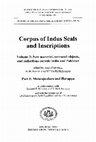 Research paper thumbnail of Corpus of Indus Seals and Inscriptions Volume 3 : New material , untraced objects , and collections outside India and Pakistan