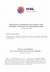 Interactions des fondations et des sols gonflants : Pathologie, calculs et etudes experimentales Cover Page