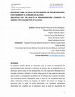 Research paper thumbnail of Educación para la salud en estudiantes de preuniversitario, para disminuir el consumo de alcohol