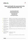 Research paper thumbnail of Water and health risk assessment in the Aracaju Expansion Zone - SE