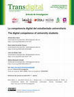 Research paper thumbnail of Competencia digital del estudiantado universitario