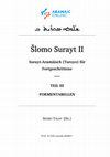 Research paper thumbnail of Šlomo Surayt II – Formentabellen