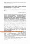 Research paper thumbnail of Dictadura, memoria y escuela. Dilemas, propuestas y desafíos de la transmisión escolar de la Historia Reciente De: Cerdá María Celeste. (2018). Tesis aprobada para acceder al grado de Doctora en Ciencias de la Educación. FFyH. UNC. Mimeo